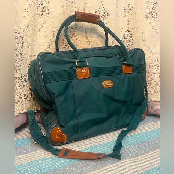 Jaguar: vintage duffle with faux leather details - Picture 1 of 8